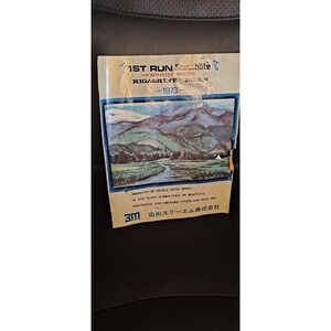3M Collectible 1st Run Scotchlite Brand Reflective Sheeting 1973 Higashine Japan